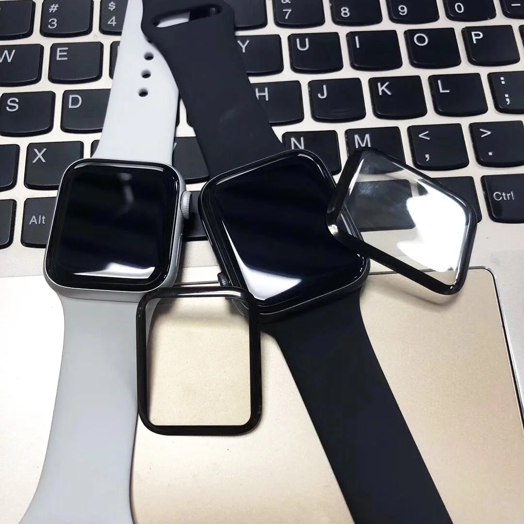 For Apple Watch 4 40mm,3d Curved Full Cover Tempered Glass Screen