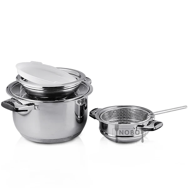 21piece Household Collection Cookware Set Stainless Steel German