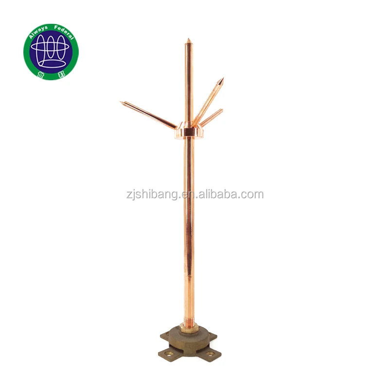 Copper Lightning Rod Of Lightning Protection System Buy Lightning Rod