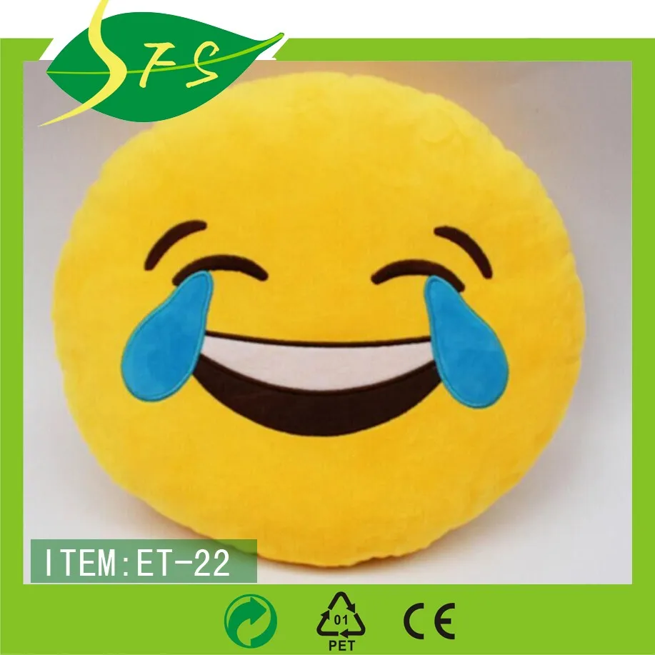 New Product Pp Custom Whatsapp Emoji Pillow Cute Smiley Face Soft Toys