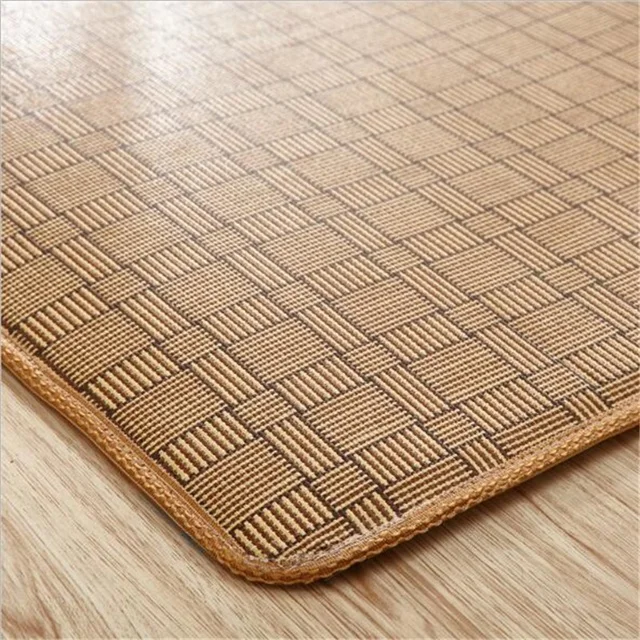 Weave Straw Mat Rattan Bamboo Weave Non Slip Rugs Wooden Floor