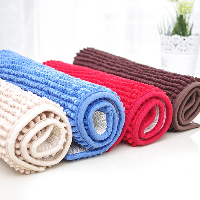 Supplier Thin Microfibre Anti Non Slip Microfiber Custom Size Chenille