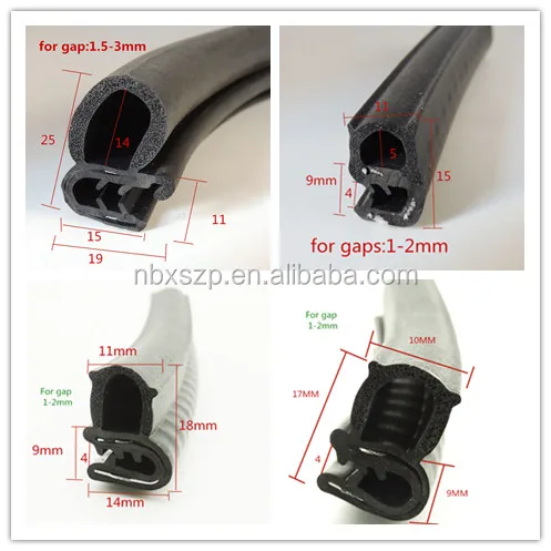 anti uv protective extrusion boat rubber strip for car