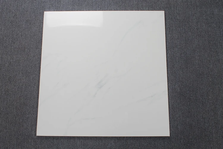 Tiles Gujarat Glossy Plain White Porcelain Floor Tile That Looks Like