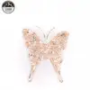 Large Size Pink and Brown Reversible Sequin Butterfly Patch Custom Iron on Patches