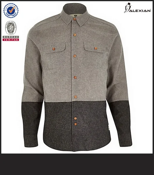 camisas de dos colores para hombres