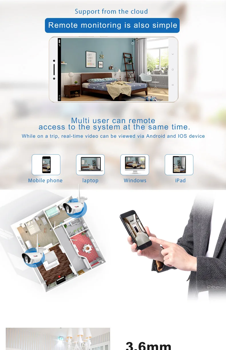 cctv security recording system kit