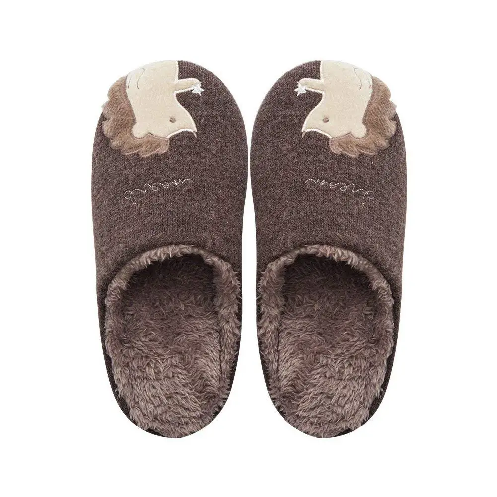 BAOBAO Mens Knit House Slippers Comfort Memory Foam Anti-Slip Indoor Shoes