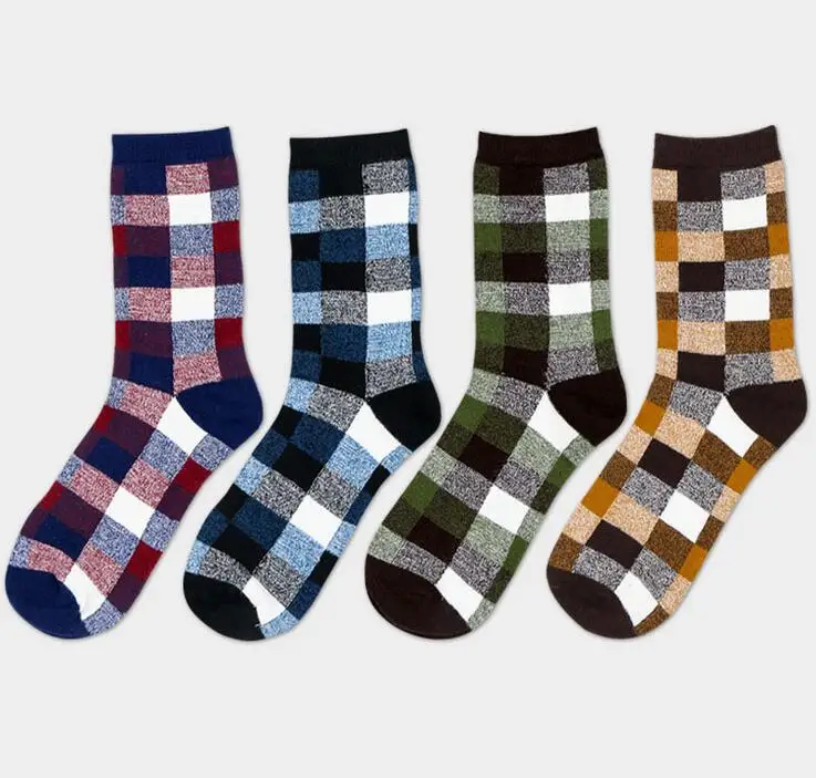 mens checkered socks