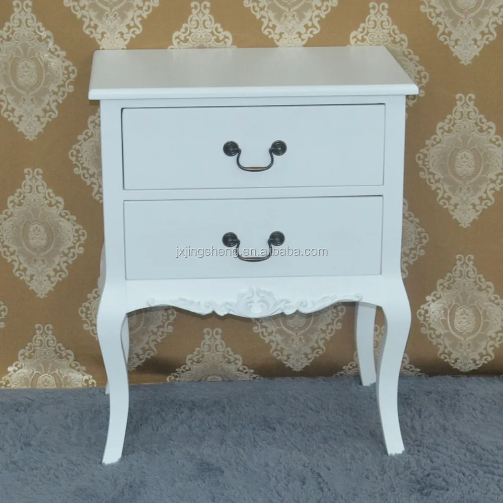 Large Brand Provence 2 Drawer Bedside Table Cabinet Chest