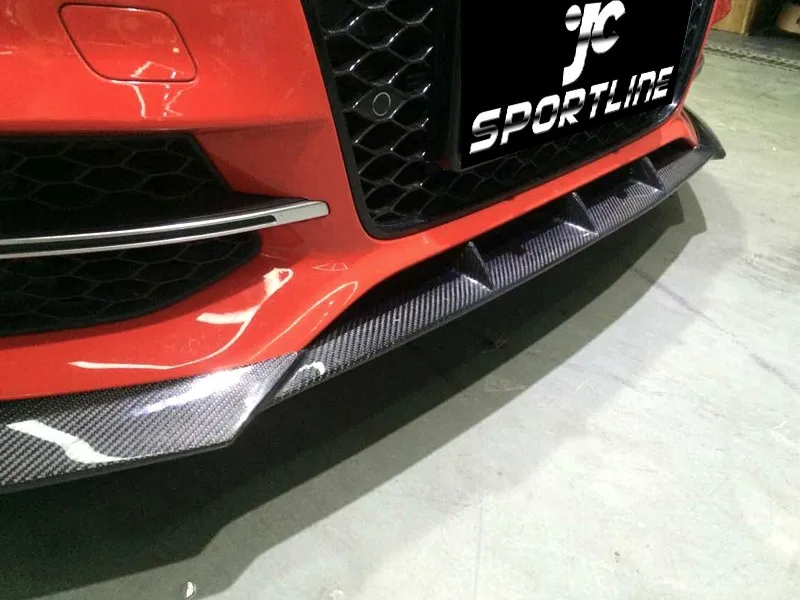 Jc Style S3 Carbon Fiber Front Lip For Audi Sedan 4door 2014 Up (fit