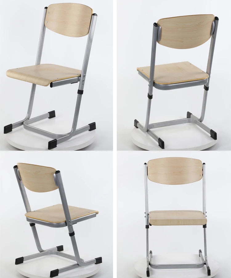 Simple Design Comfy Cheap Middle School Student Wood Reading Chair