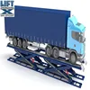 Stationary hydraulic truck scissor lift platform