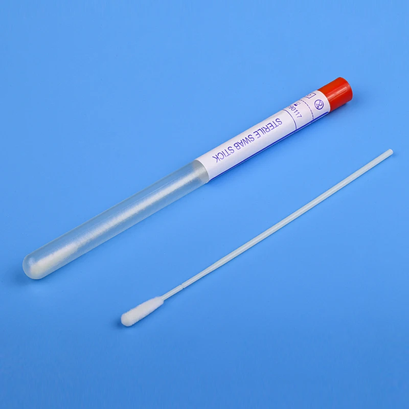 Medical Specimen Collection Disposable Sterile Buccal Swab With Tube