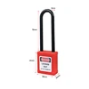 Bozzys 6 mm diameter long nylon shackle Safety Padlock with nylon body L 38 H 45 W 20