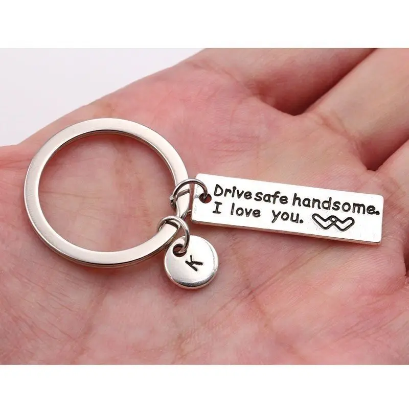 Engraved Keychain In Presentation Box Personalised Two Tone Chrome Keyring 