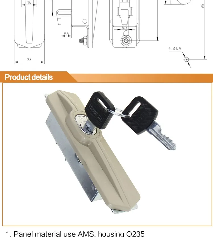 Db Filing Lock With Free Sample Black Gray Buy Locks