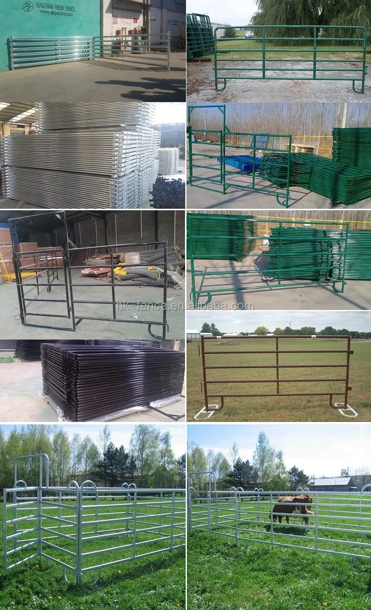 Cheap Horse Goat Fence Panel For Sale,Temporary Metal Corral Panel Farm