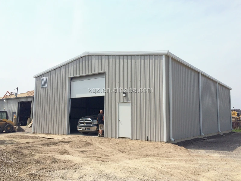 Light Steel Prefabricated Warehouse / Hangar