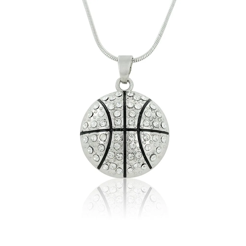 Zinc Alloy Badminton Shuttlecock And Battledore Ball Pendant Necklace ...