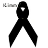 Black Funeral / Memorial ribbons with pin Brooch