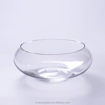 Clear Glass Vase Round Fish Tank Water Glass Ornaments Buy