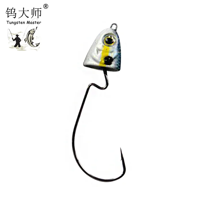 JIG HEAD FISHING LURE 6 oz POWDER PAINT Black