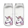 cartoon tube 3D printing Funny Unicorn Socks