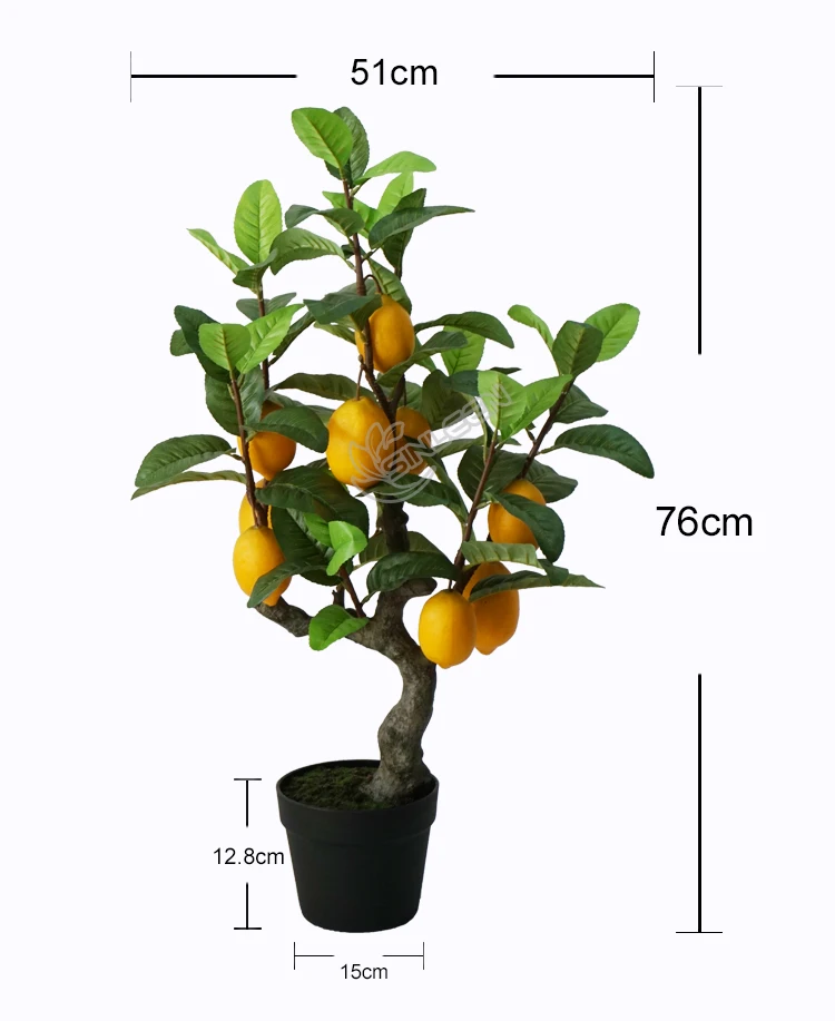 年中国室内装飾盆栽人工果樹プラスチックレモンの木 Buy 人工フルーツ植物 レモンツリー 屋内装飾 Product On Alibaba Com