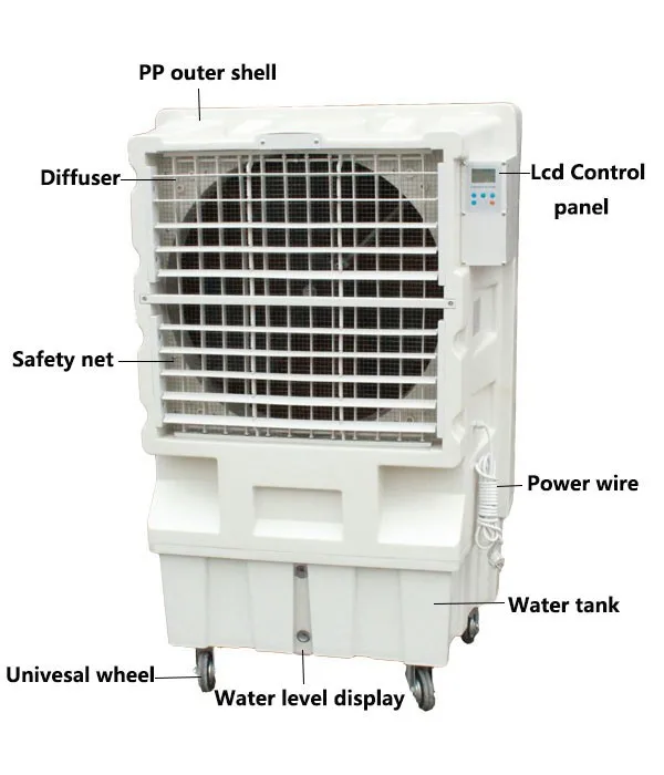 Evaporative Air Cooler, 100-127V, 12000M3 - detail 2