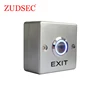 DC36V 500000 Cycles Tests Door Release Exit Push Button with Blue LED