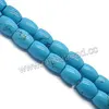 Smooth barrel turquoise Sinkiang bead different types of beads