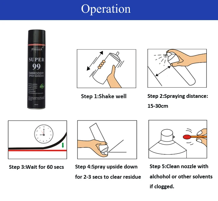 Msds Super 99 Adhesive Spray Adhesive For Embroidery Fabric Buy Super