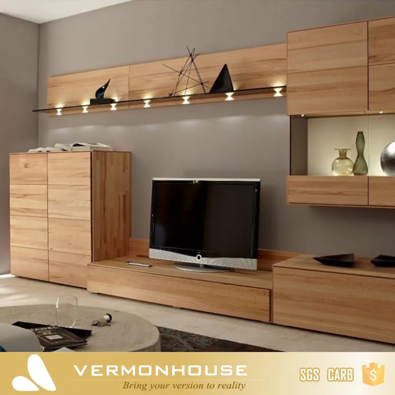 2018 Hangzhou Vermont Modern Design Simple Tv Stand Solid Wood Tv