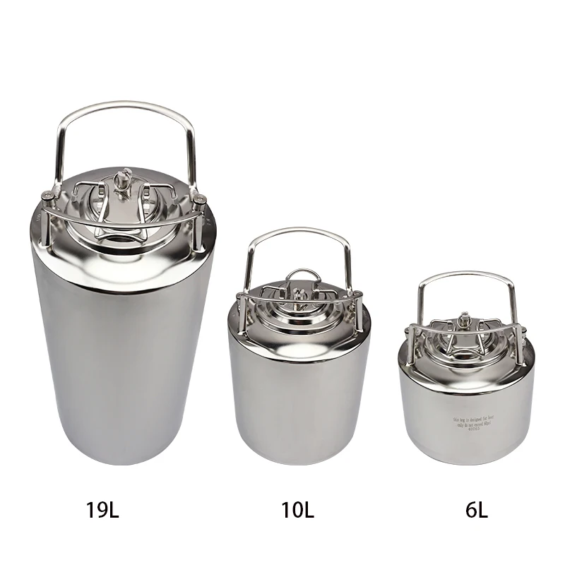 Homebrew Stainless Steel 6l/10l/19l Ball Lock Cornelius Beer Keg With