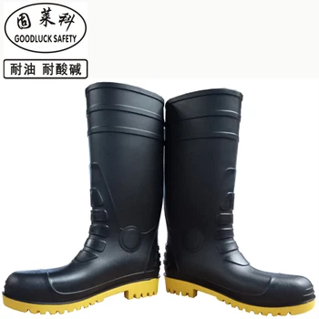 Water Resistant Black Yellow Outsole 