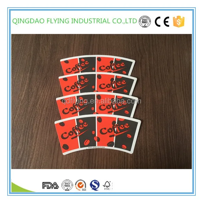 Paper Cup Blank Raw Material PE Coated Paper For Paper Coffee Cup