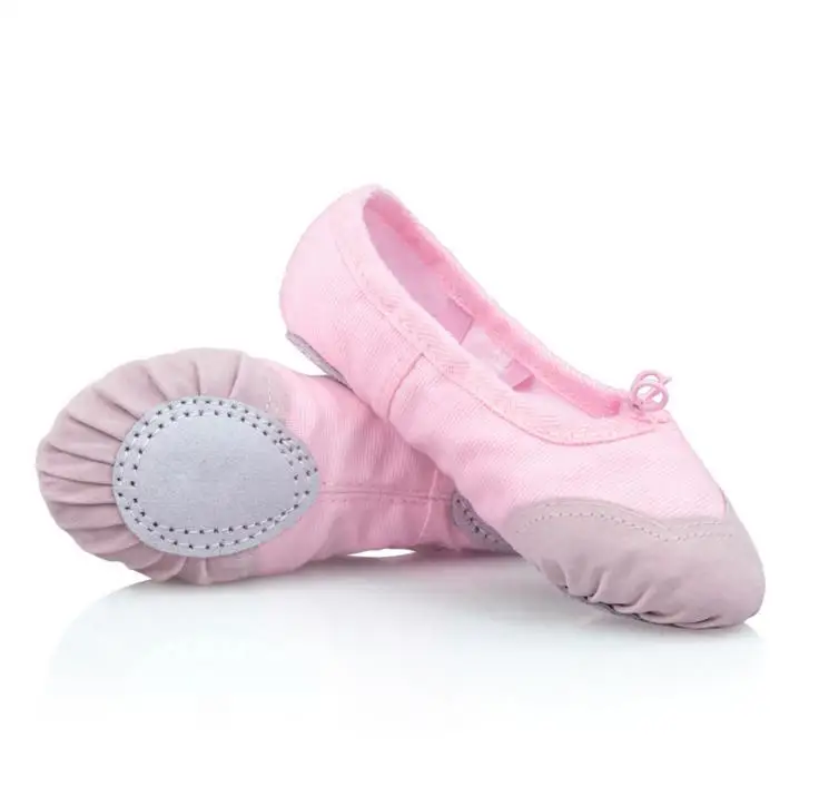 Bs00007 Cheap Leather Toe Ballet Shoes Wholesale Girls Professional