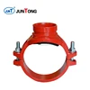 FM UL authentication ductile lron grooved fitting mechanical tee in china