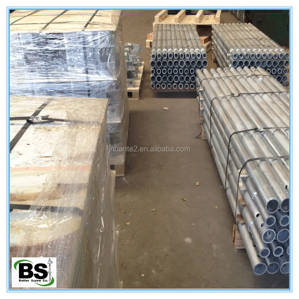 Hot Dip Galvanized Helical Ground Screw Pile