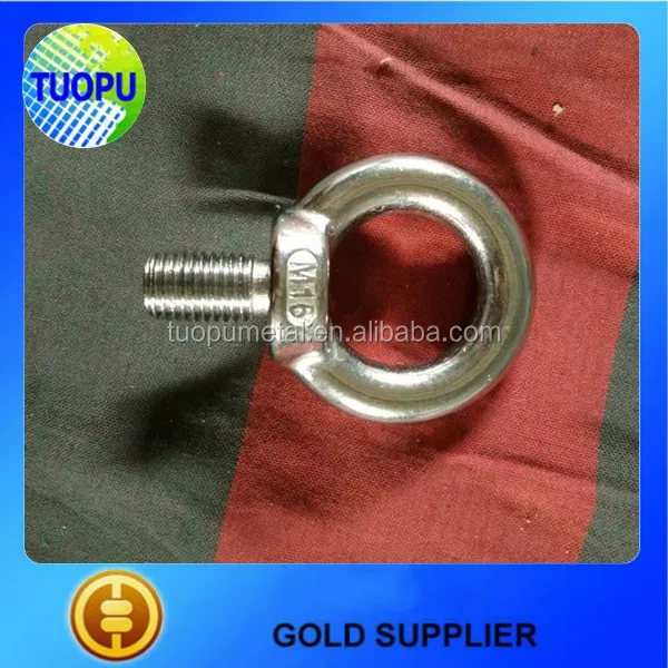 Wholesale Stainless Steel Ring Eye Bolts,High Polished Swivel Lifting