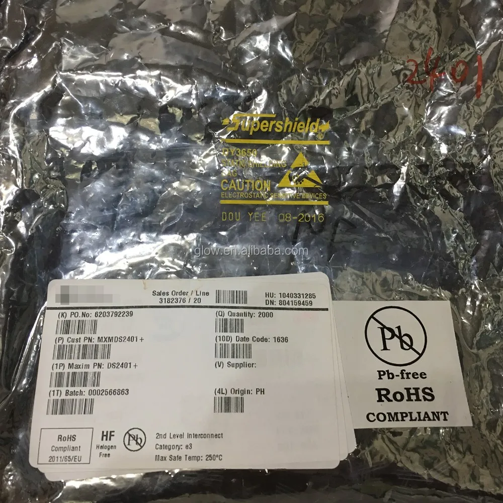 New And Original Ds2401 Silicon Serial Number Integrated Circuit Ic ...
