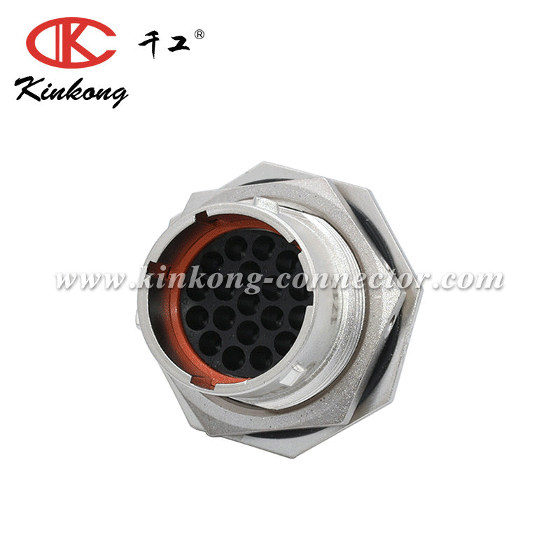 19 Position/ Way Amphenol Male Standard Circular Connector Plug Nickel