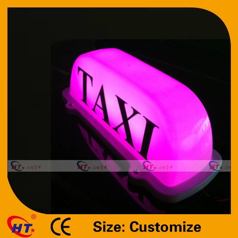 Beautiful taxi led topper sign with CE