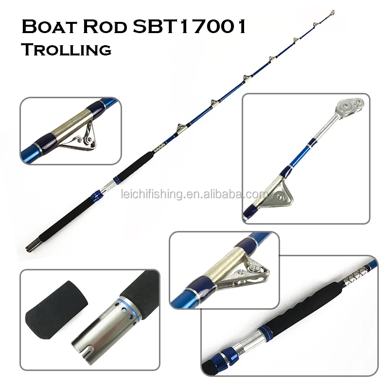 Heavy Duty Solid Fiberglass Boat Fishing Rod Buy Boat Fishing Rod