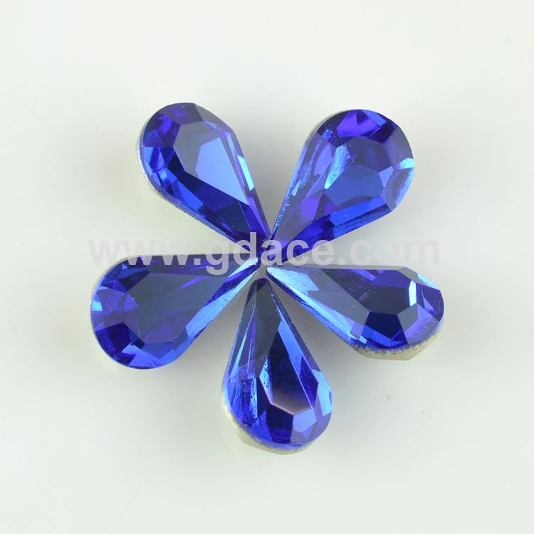Fashion and Best Quality Crystal fancy stone, crystal beads, point back siver foiled back glass stone for clothing