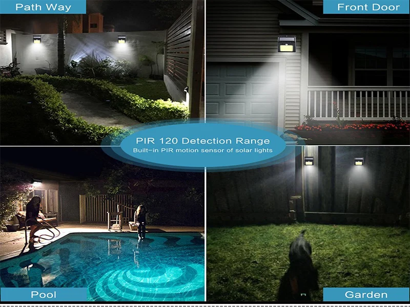 Outdoor Waterproof Motion Sensor Solar Security Lights Buy Solar
