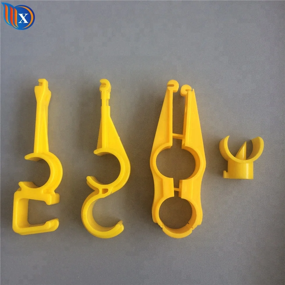 Γάντζος για σωλήνες κρεατοπαραγωγής Nipple Drinker Plastic Pipe Hook Yellow PVC Pipe Hook 0