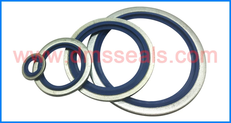 Standard or nonstandard sizes rubber steel bonded seal gasket