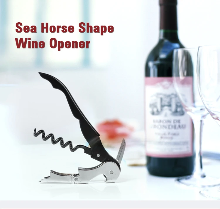 Bestseller Cork Screw Logo Printed Waiters' Corkscrew Wine Bottle